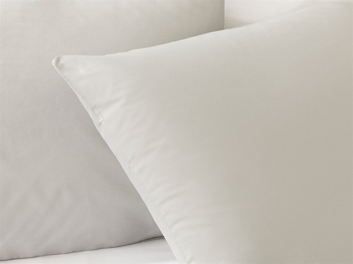 drept Cu Bumbac Cu 2 Piese Față De Pernă 50x70 cm Gri