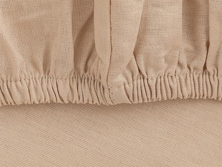 drept Cottony  King Size  CEARȘAF ELASTIC 200x200 cm Urban Beige