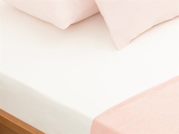 drept Cu Bumbac Double Cearșaf 240x260 cm Alb Spart