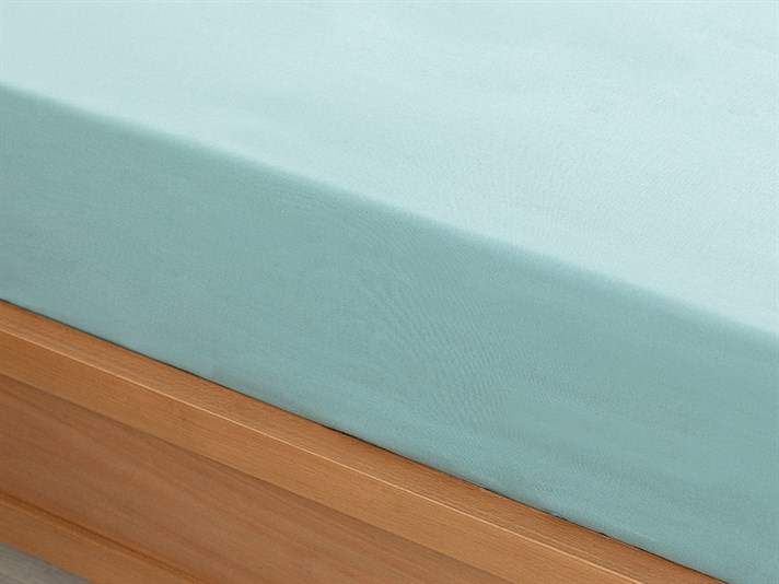 drept Cottony  Supradimensionat  CEARȘAF ELASTIC 180x200 cm Celadon Summer