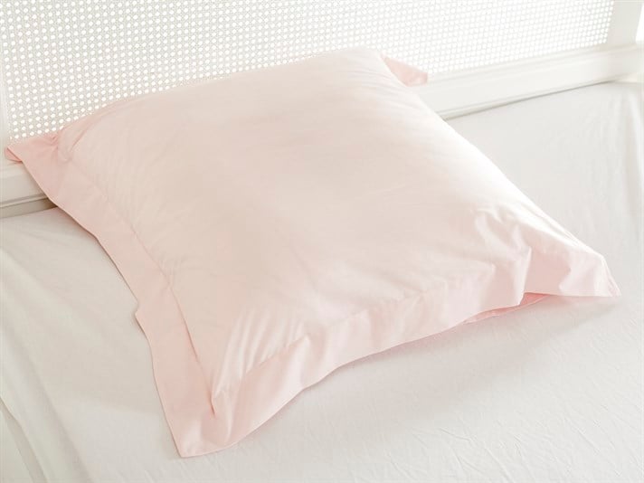 drept Cu Bumbac Single Față De Pernă 70x70 cm Roz