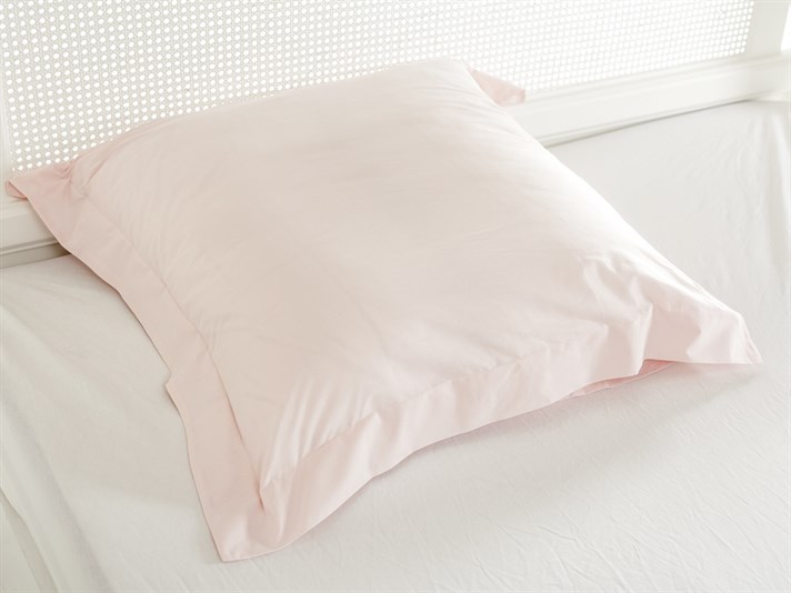 drept Cu Bumbac Single Față De Pernă 70x70 cm Roz