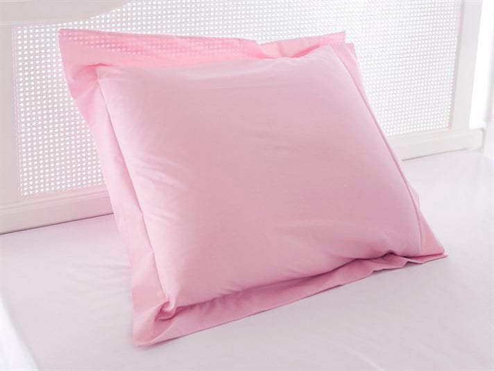 drept Cu Bumbac Single Față De Pernă 70x70 cm Culoarea Trandafirului Uscat.