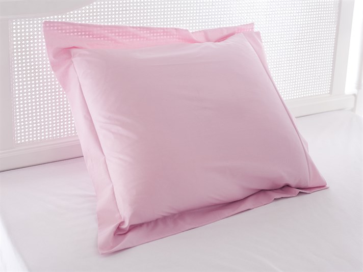 drept Cu Bumbac Single Față De Pernă 70x70 cm Culoarea Trandafirului Uscat.