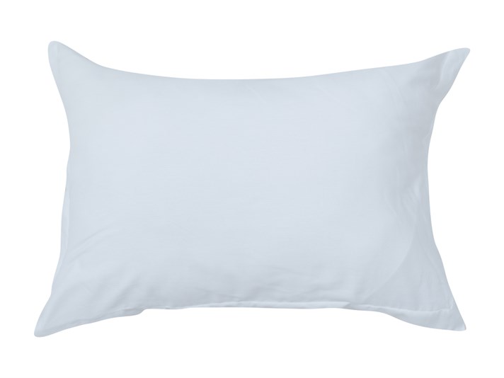 drept Bumbac Satinat Cu 2 Piese Față De Pernă 50x70 cm Alb