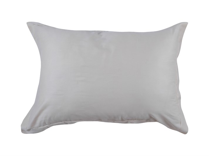 drept  Satin bumbac Set 2  FAȚĂ DE PERNĂ 50x70 cm Beige