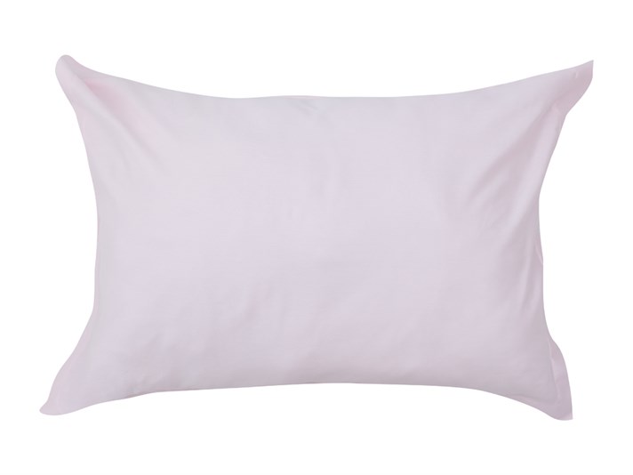 drept Bumbac Satinat Cu 2 Piese Față De Pernă 50x70 cm Roz