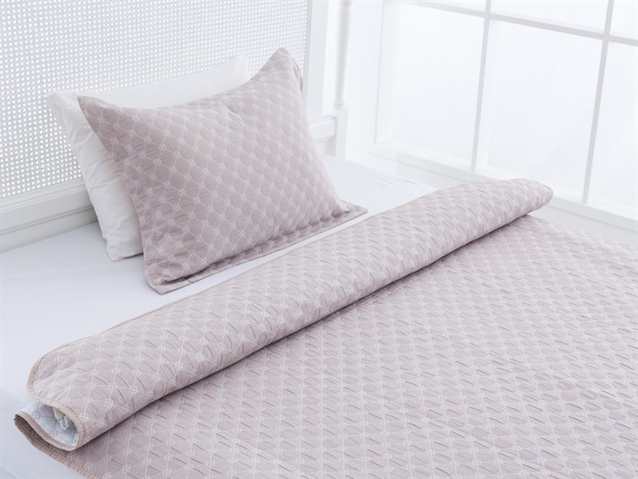 drept  Cover Pentru o persoana  SET CUVERTURĂ DE PAT 160x240 cm Burgundia-gri