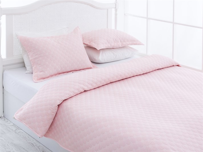 drept  Cover Double Person  SET CUVERTURĂ DE PA 240x260 cm Pink