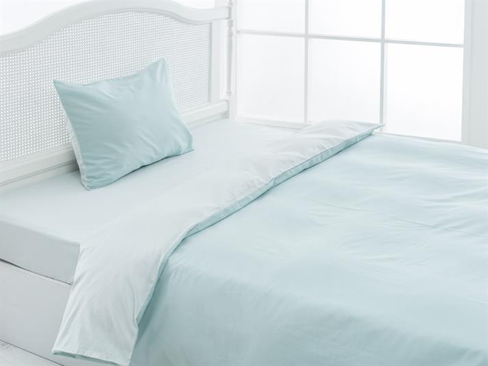 drept Bumbac Single Set Lenjerie De Pat 160x220 cm Seledon