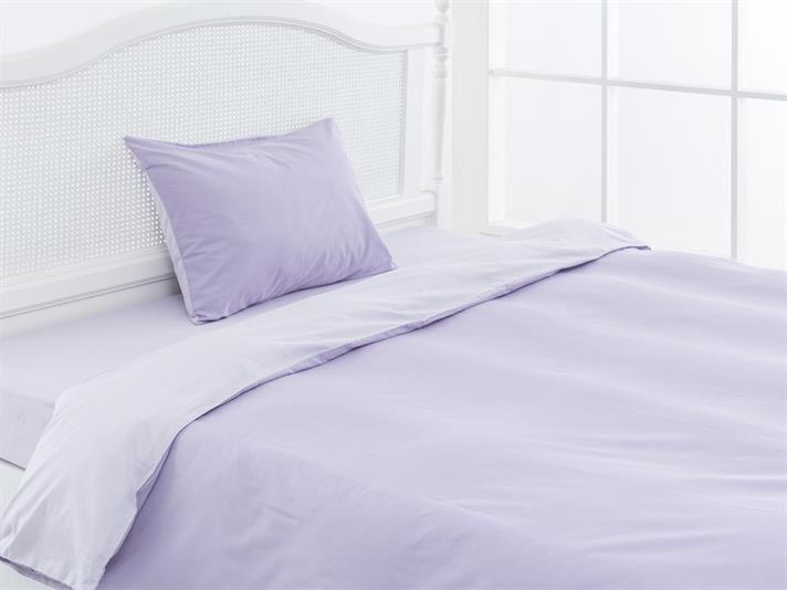 drept Bumbac Single Set Lenjerie De Pat 160x220 cm Violet