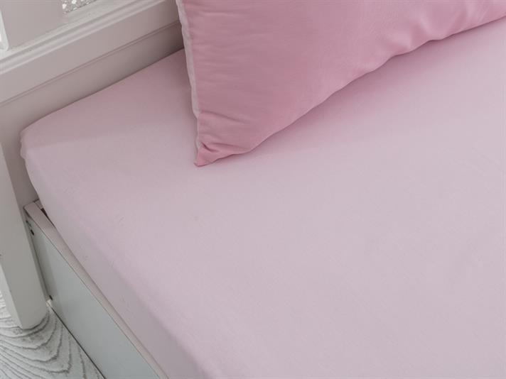 drept Bumbac For One Person  SET LENJERIE DE PAT 160x220 cm Pink