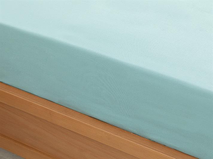 drept Cottony For One Person  CEARȘAF ELASTIC 100x200 cm Celadon Summer
