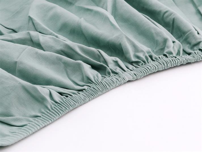 drept Cottony For One Person  CEARȘAF ELASTIC 100x200 cm Seledon,