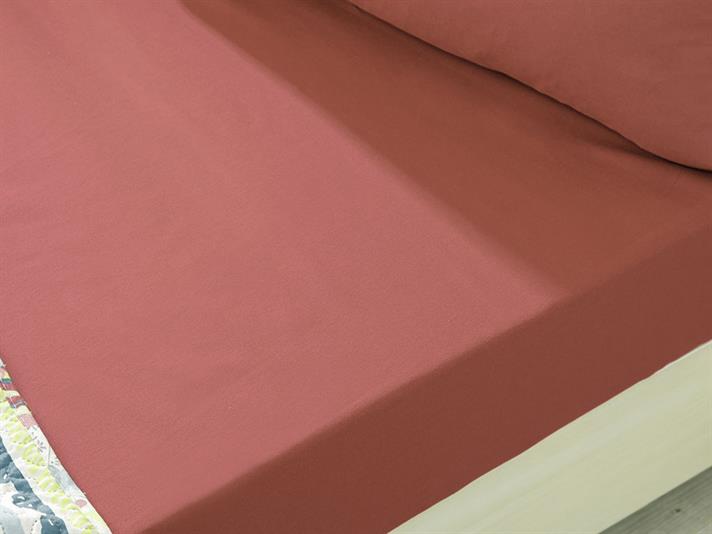drept Cu Bumbac Single Set Cearșaf Cu Elastic 100x200 cm Trandafirului Uscat Închis.