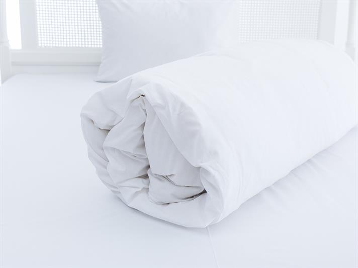drept Cu Bumbac Single Set Lenjerie De Pat 160x220 cm Alb