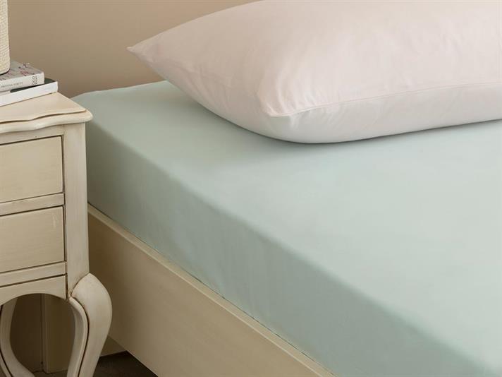 drept Cu Bumbac King Size Cearșaf 260x280 cm Seledon Deschis