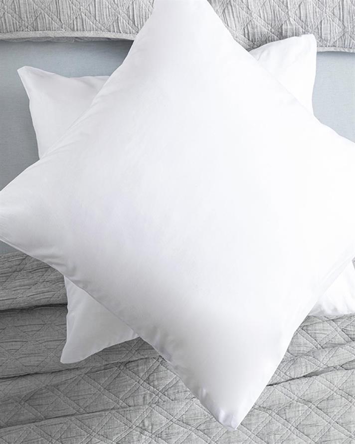 drept Cu Bumbac Cu 2 Piese Față De Pernă 65x65 cm Alb