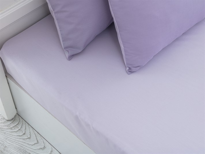 drept Bumbac Double Set Lenjerie De Pat 200x220 cm Violet