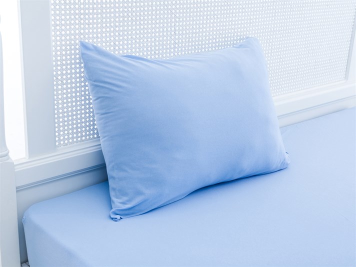 drept Penye Single Set Cearșaf Cu Elastic 100x200 cm Albastru