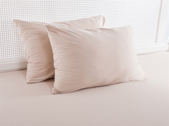 drept Penye Single Set Cearșaf Cu Elastic 100x200 cm Bej