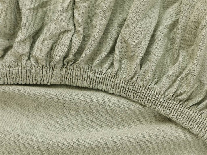 drept  Tricot For One Person  SET DE CEARȘAFURI E 100x200 cm Sage Green