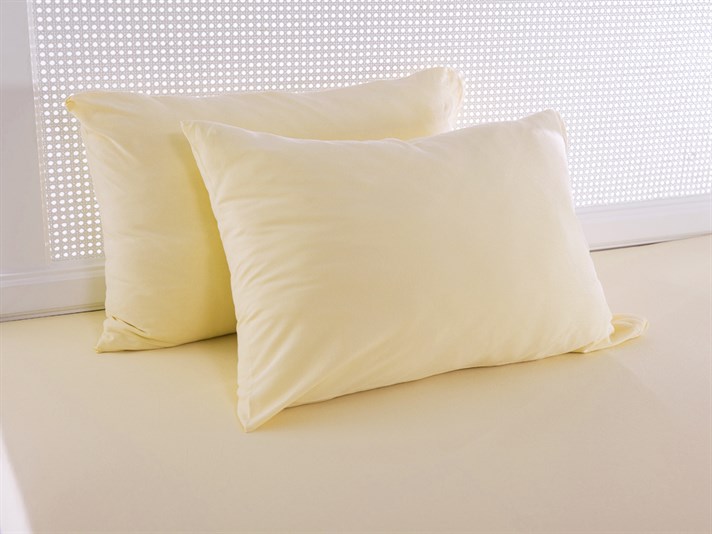 drept Penye Single Set Cearșaf Cu Elastic 100x200 cm Galben