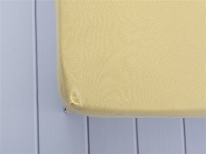 drept Penye Single Set Cearșaf Cu Elastic 100x200 cm Galben