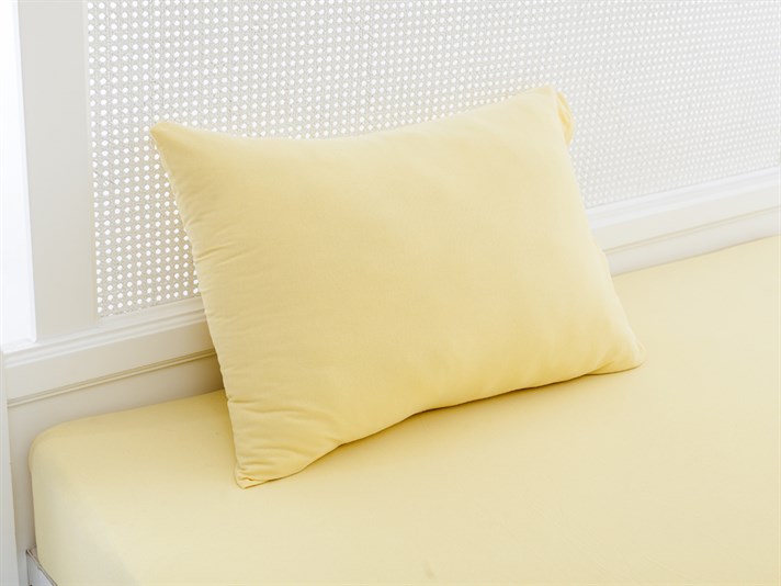 drept Penye Single Set Cearșaf Cu Elastic 100x200 cm Galben