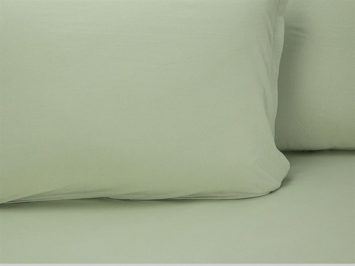 drept Penye Single Set Cearșaf Cu Elastic 100x200 cm Verde