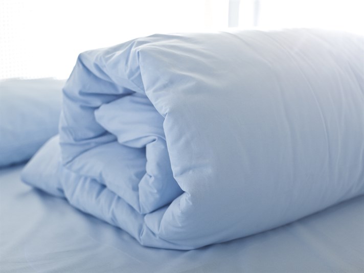 drept Cu Bumbac Single Lenjerie De Pat 160x220 cm Albastru
