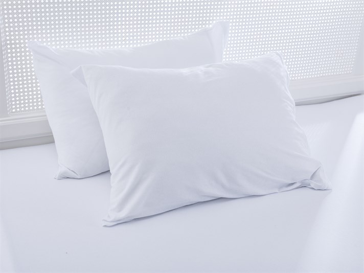 drept Penye Double Set Cearșaf Cu Elastic 160x200 cm Alb