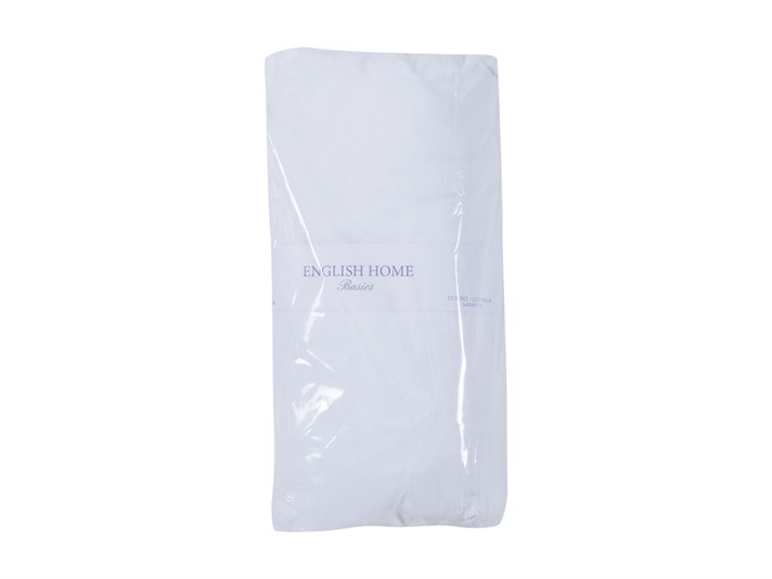 drept Penye Double Set Cearșaf Cu Elastic 160x200 cm Alb