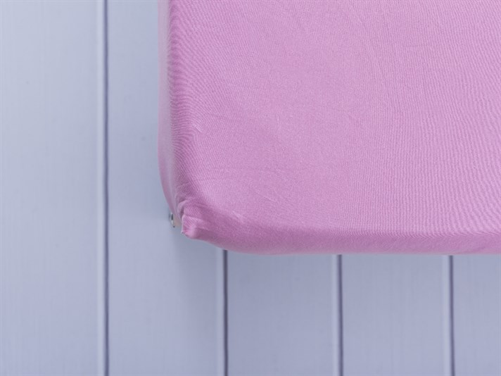 drept Penye Double Set Cearșaf Cu Elastic 160x200 cm Roz închis