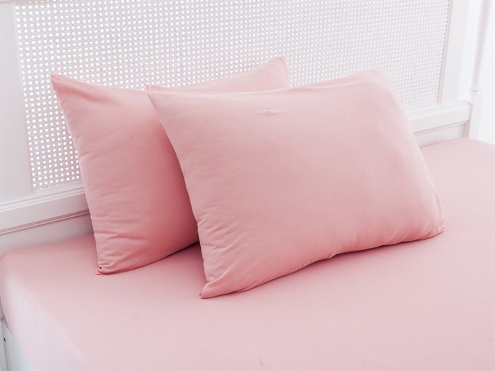 drept Penye Double Set Cearșaf Cu Elastic 160x200 cm Somon