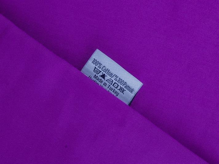 drept Bumbac Satinat Double Cearșaf 240x260 cm Violet Orhidee