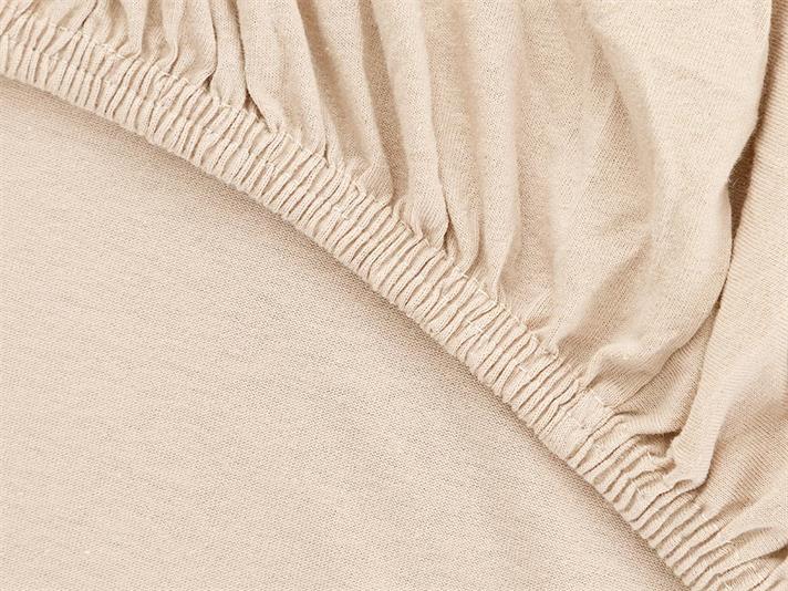 drept Penye Single Set Cearșaf Cu Elastic 100x200 cm Bej Deschis