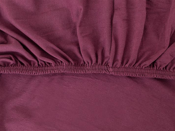 drept Penye Single Set Cearșaf Cu Elastic 100x200 cm Vișiniu