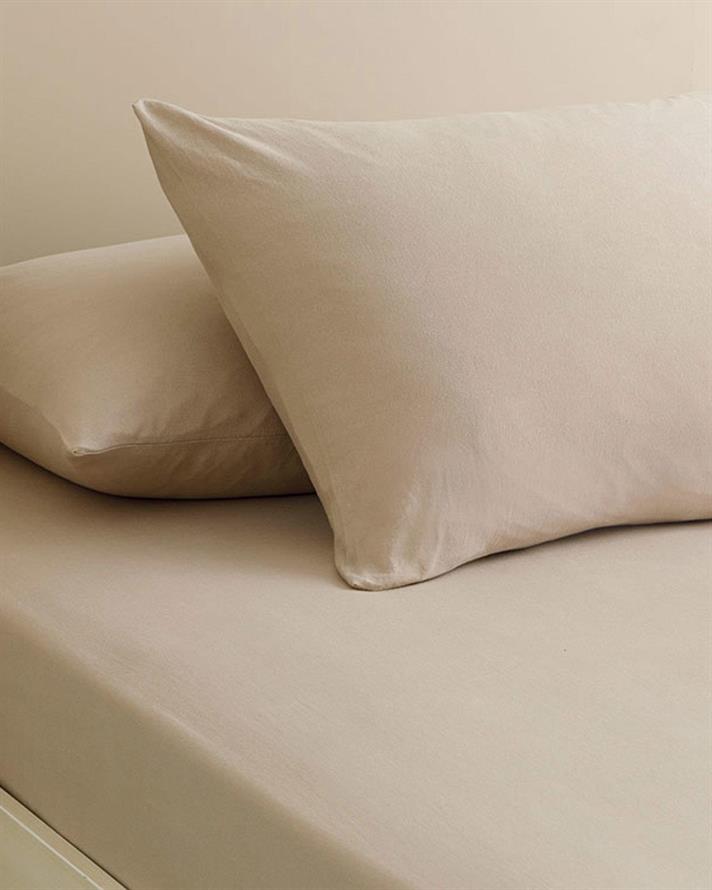 DREPT  TRICOT MENIU MARE  SET DE CEARȘAFURI E 180X200 CM MARO DESCHIS