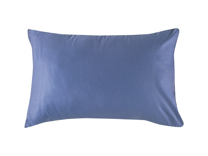 drept Cottony Set 2  FAȚĂ DE PERNĂ 50x70 cm Albastru Închis