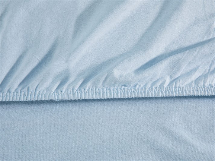 drept Penye Single Set Cearșaf Cu Elastic 100x200 cm Albastru