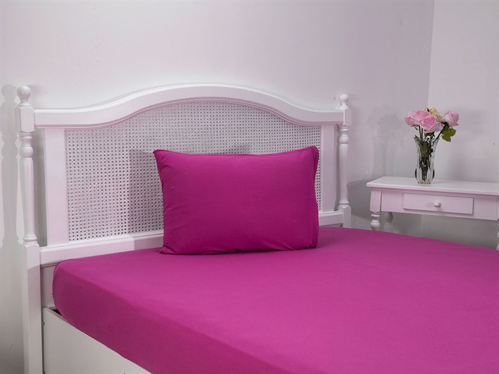 drept Penye Single Set Cearșaf Cu Elastic 100x200 cm Bougainvillea