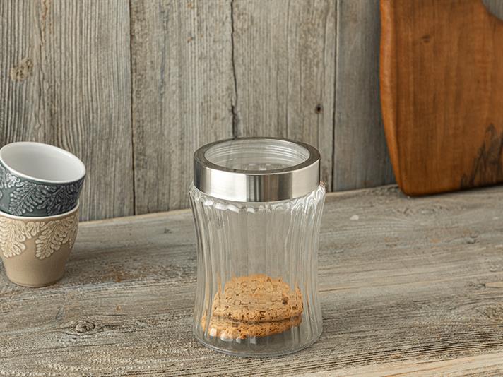 Duke Glass Borcan 1000 Ml Transparent