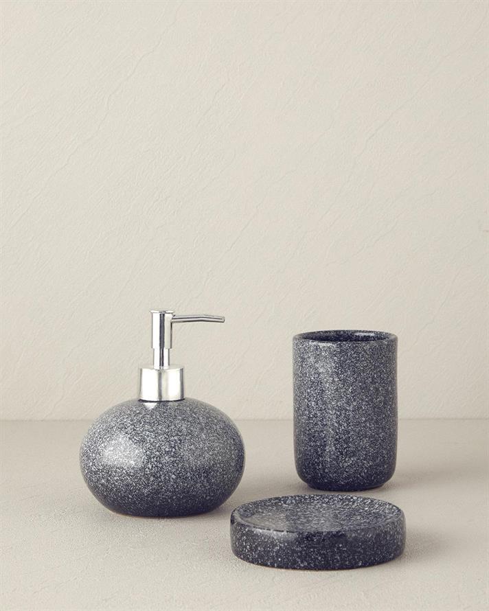 dună Cu 3 Piese Set De Baie Antracit