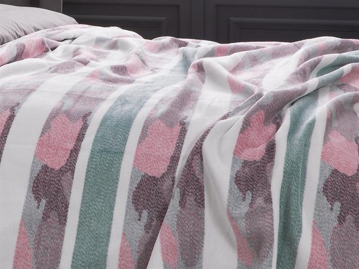 dungă Cottony Double Person  PĂTURĂ 200x220 cm Seledon,