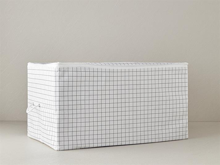 dungat Coș Depozitare 64x41x35 cm Alb