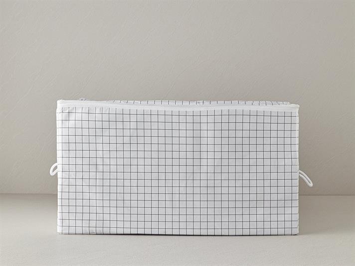 dungat Coș Depozitare 64x41x35 cm Alb