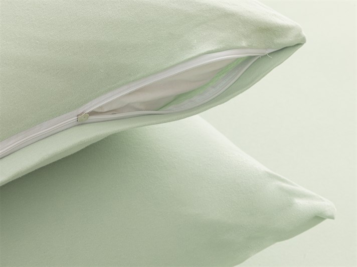 Duz  Tricot  King Size  SET DE CEARȘAFURI E 180x200 cm Seledon,