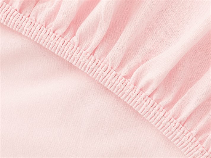 Duz  Tricot Double Person  SET DE CEARȘAFURI E 160x200 cm Pink