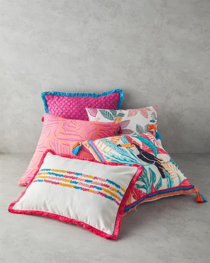 Eday Pernuță Decorativă 45x45 cm Fucsia